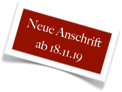 Neue Anschrift ab 18.11.19