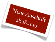 Neue Anschrift ab 18.11.19